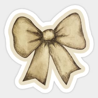 Cute bow is stylish. Sticker